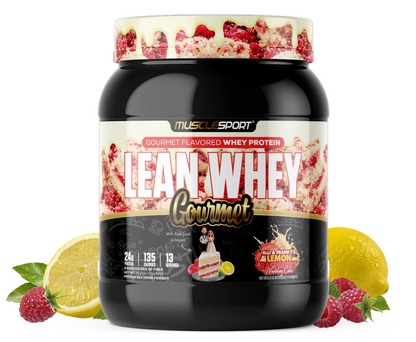 MuscleSport: 1LB Lean Whey Gourmet Premium Blended Protein