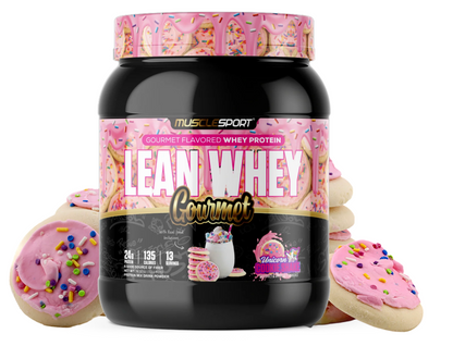 MuscleSport: 1LB Lean Whey Gourmet Premium Blended Protein