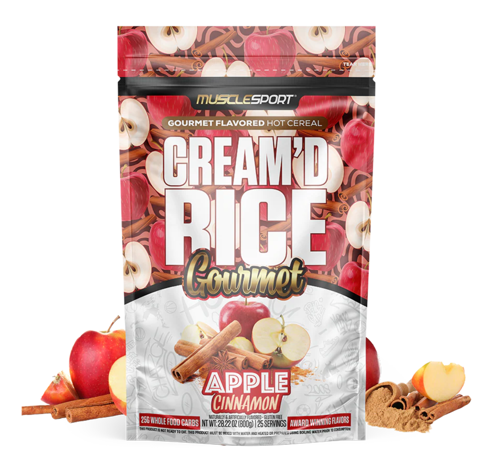 MuscleSport Cream'd Rice Gourmet - Hot Cereal - 25 servings
