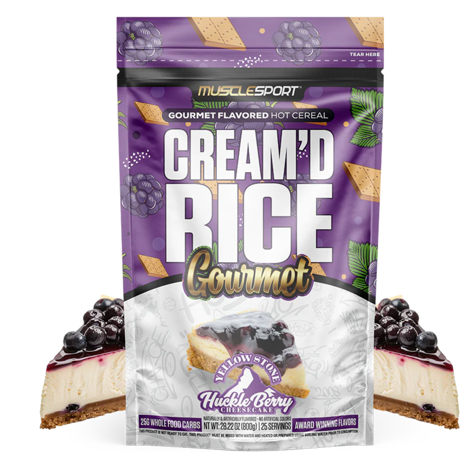 MuscleSport Cream'd Rice Gourmet - Hot Cereal - 25 servings