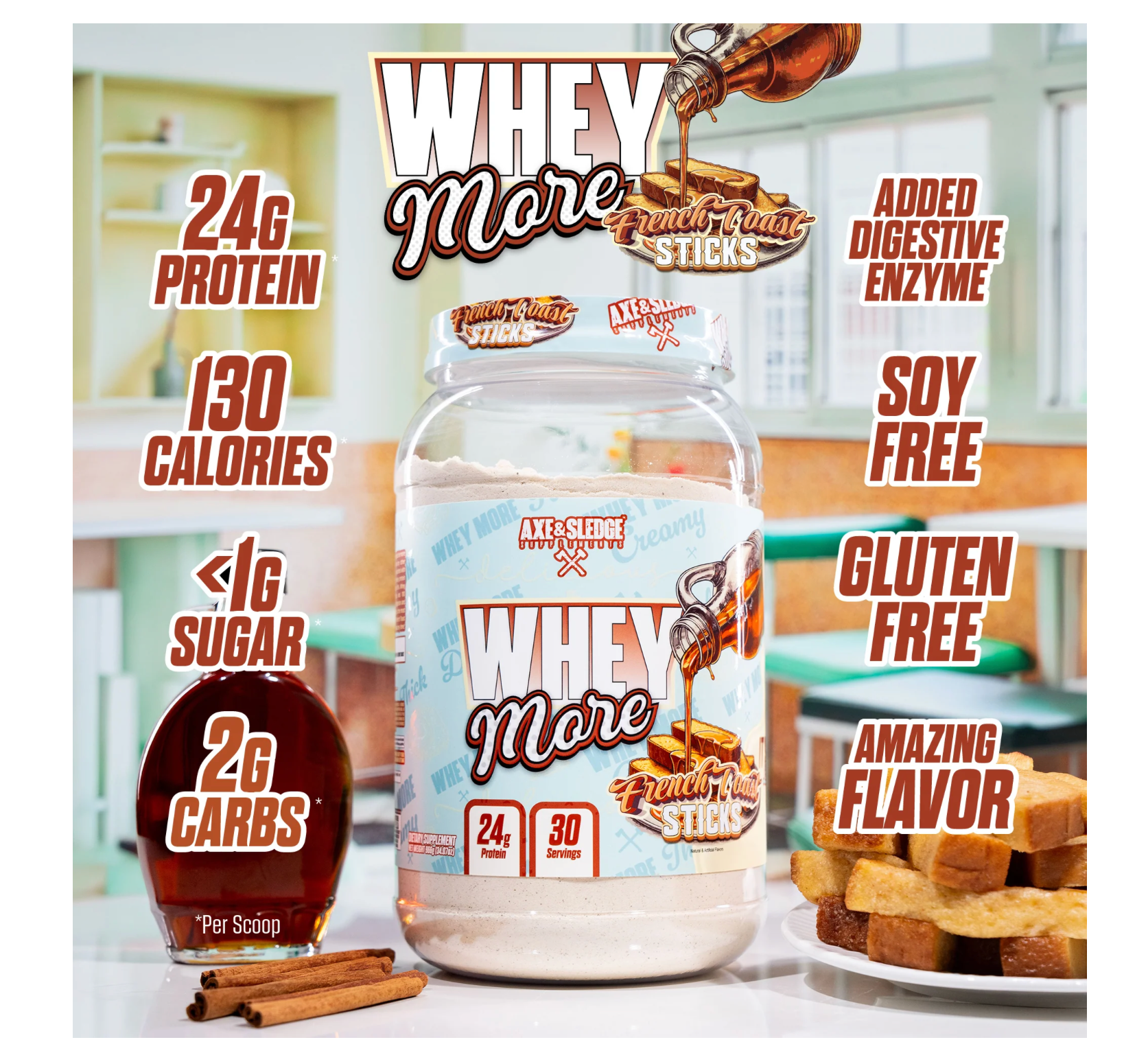 WHEY MORE - Axe & Sledge Supplements