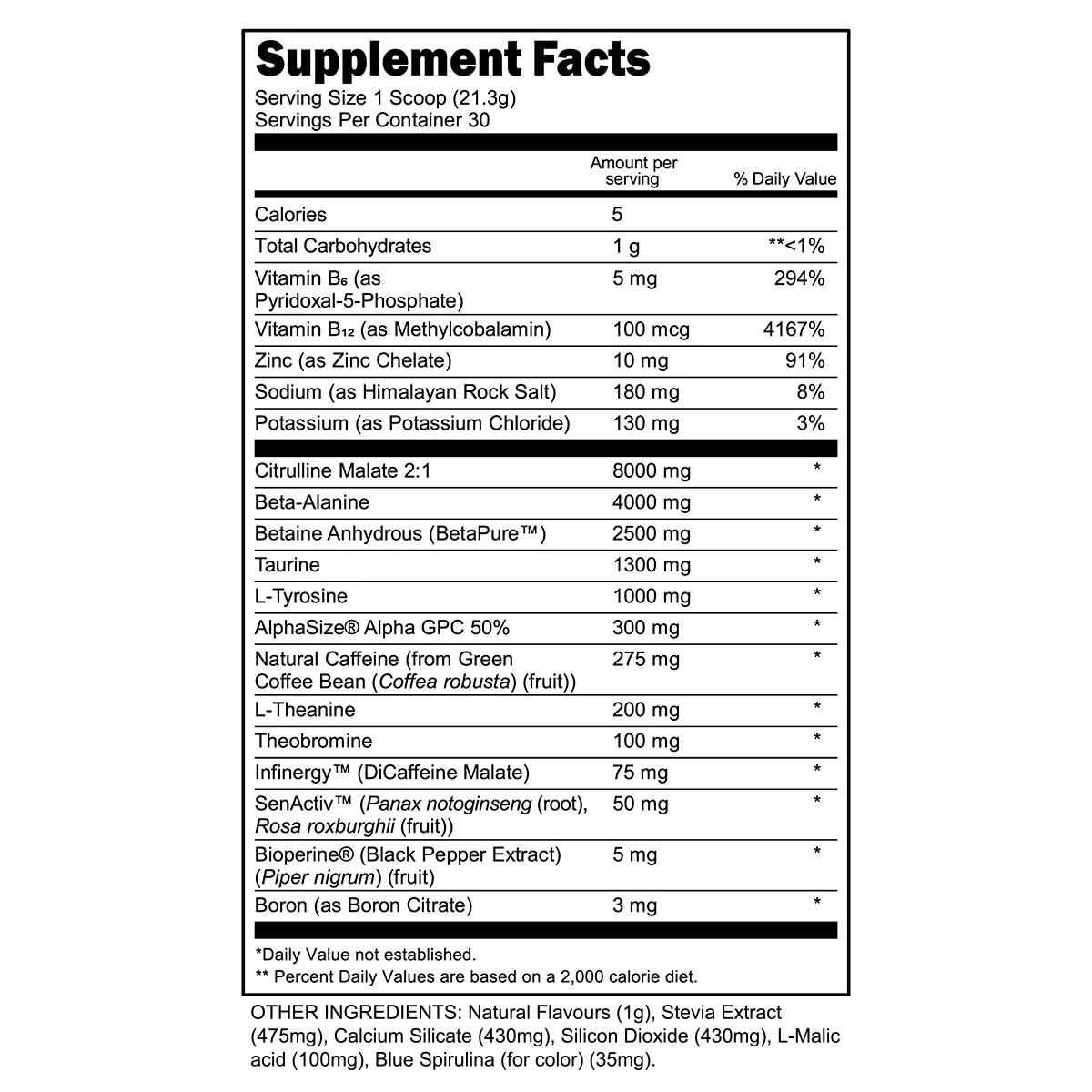 Transparent Labs Bulk Black Pre-Workout