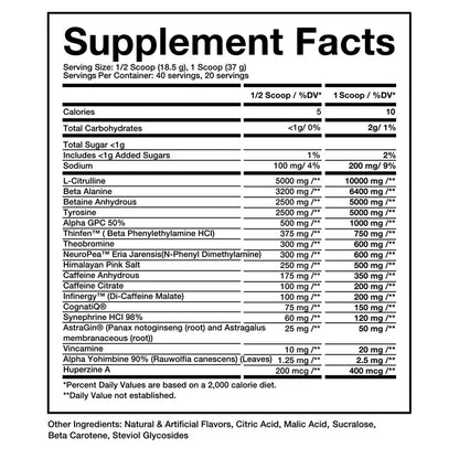 Apollon Nutrition Assassin - Ultimate Anarchy Pre Workout