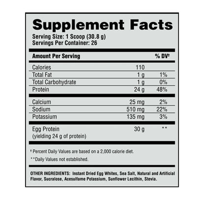 Apollon Nutrition Egg-Cellent Premium Grade Pure Egg Protein Powder